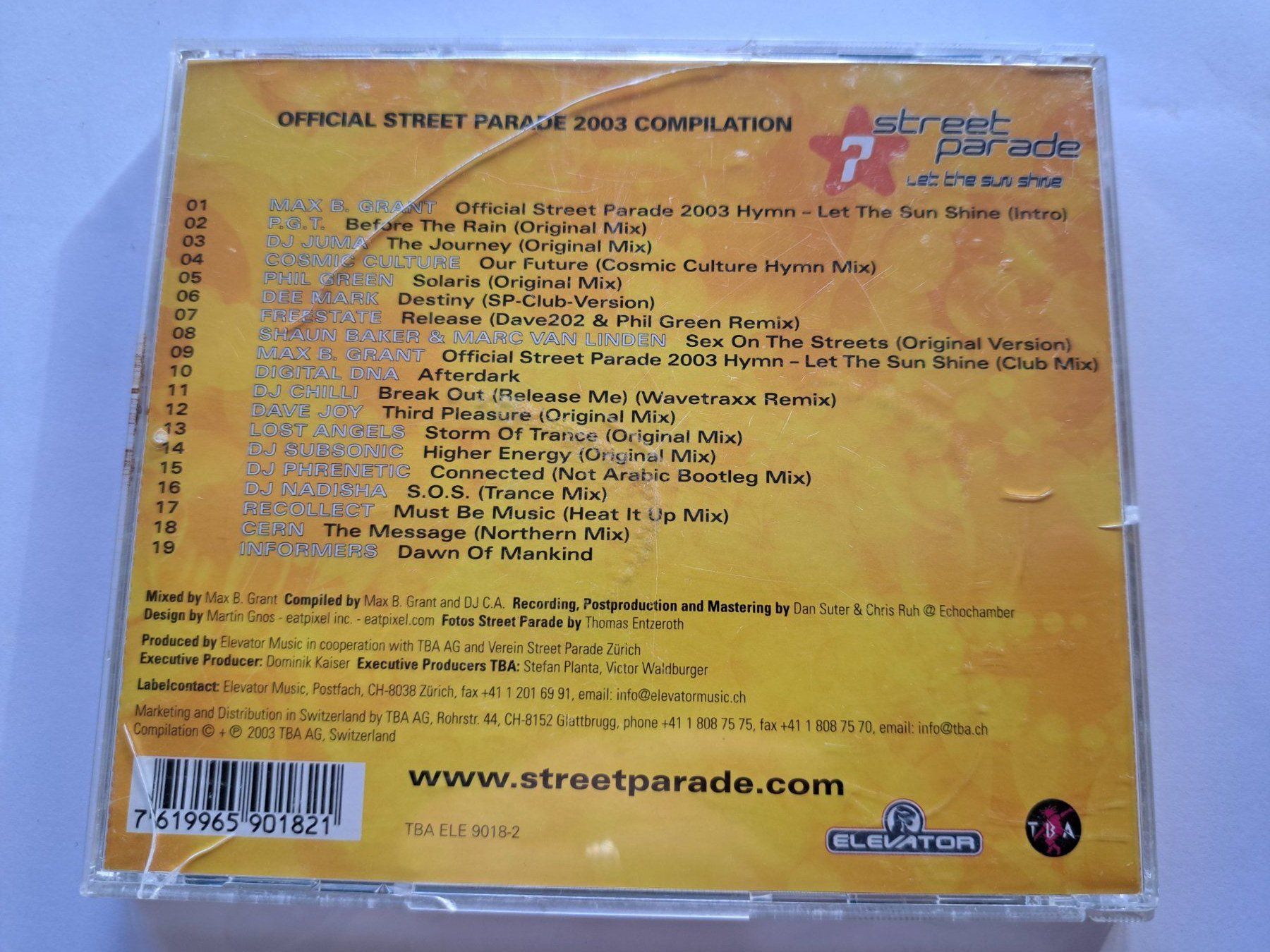 CDs: CD Street Parade - Max B. grant – Gebraucht aus Pully von bro_n52j 1