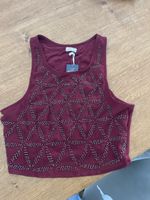 Hollister Top mit Perlen XS neu mit Etikett