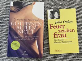 2 Bücher: Wechseljahre, Göttinnen altern nicht,Top!
