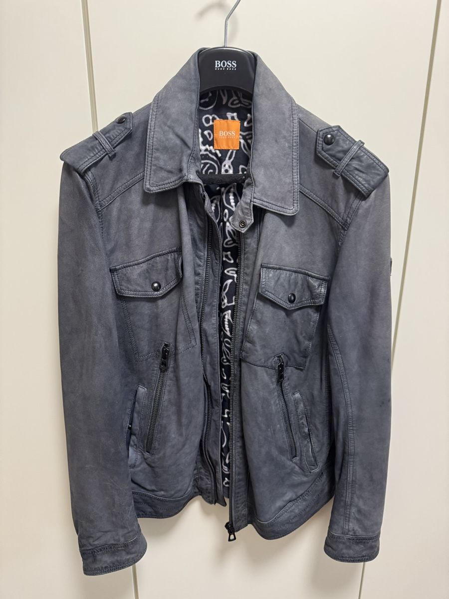 Hugo Boss Giacche: Hugo Boss Lederjacke – Usato da Birr venduto da Lifecycle_