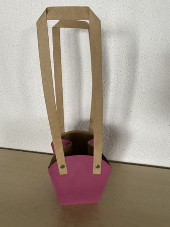 Geschenk-Tasche, wasserfest, Papier Vintage Retro Shabby