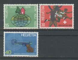 1974, Nr.548–550, Sonderpostmarken I **