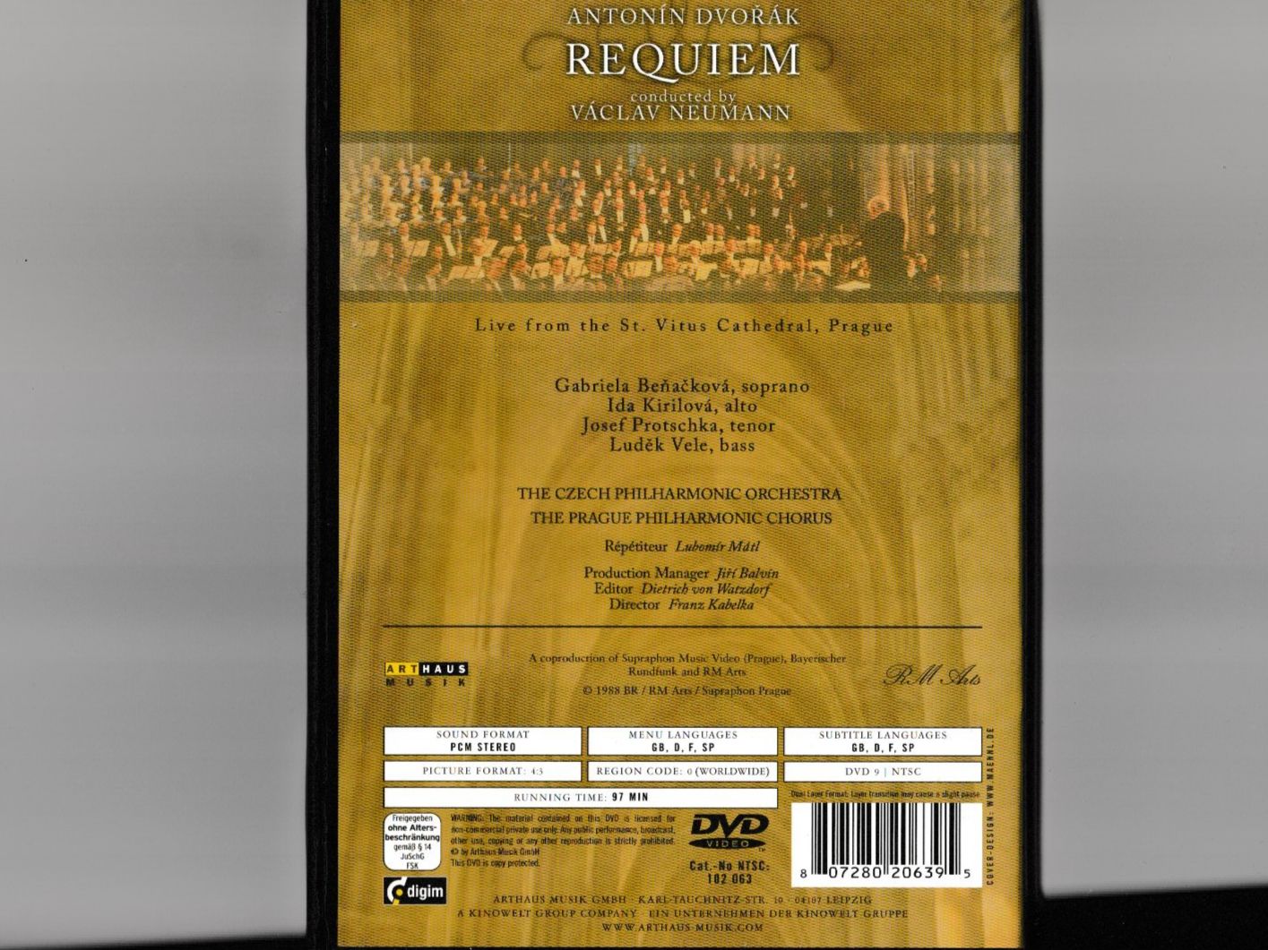 Alle DVDs: Dvorak: Requiem – Gebraucht aus Chur von zowie72 1