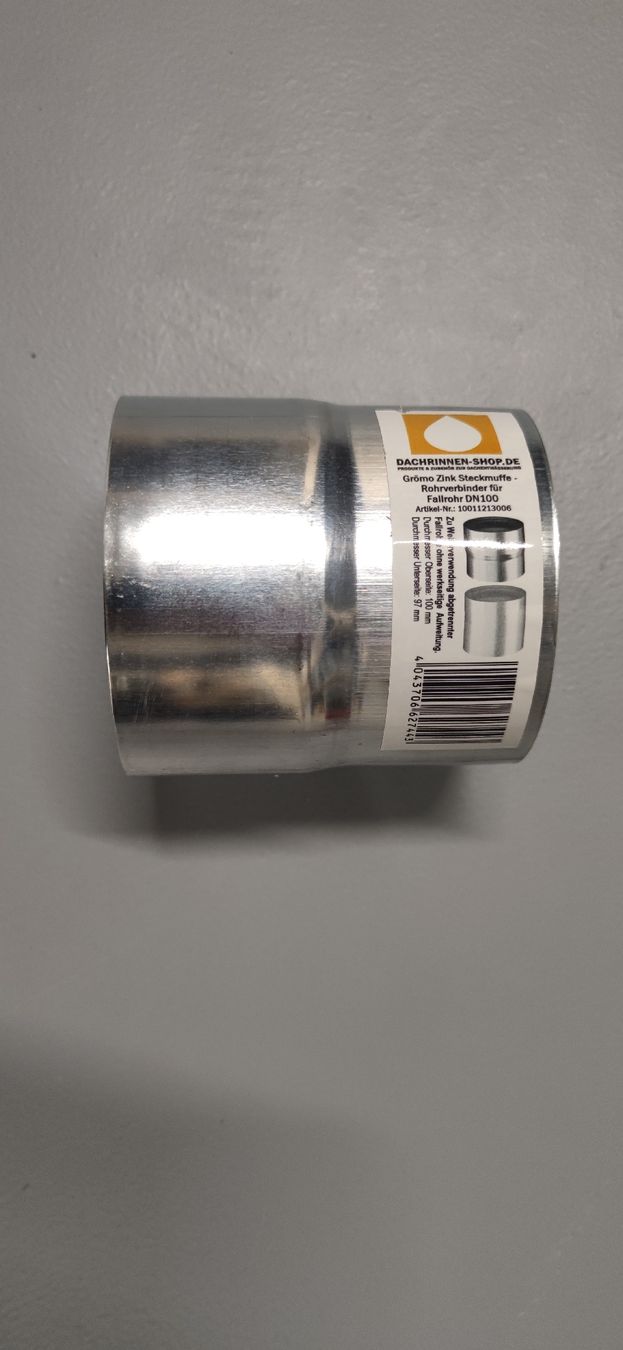 Eisenwaren: Steckmuffe Fallrohrverbinder – Neu und originalverpackt aus Burgdorf von Kgerber1