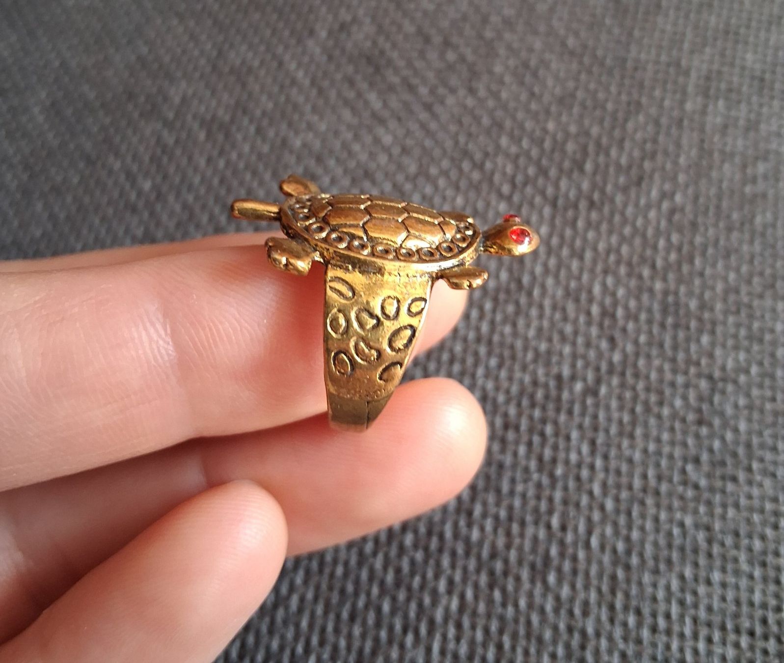 Bagues: Ring Schildkröte goldfarben – Neuf (Voir description) à Wald ZH par e8e 3