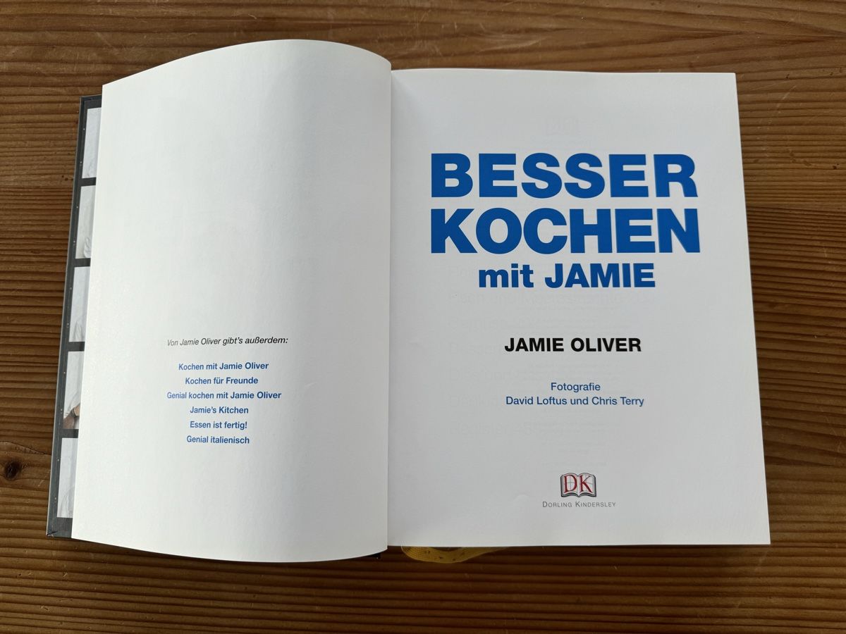 Bücher: Jamie Oliver Kochbuch "Besser kochen" – Gebraucht aus Lanzenhäusern von Galaa 4