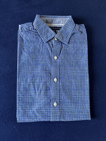 Tommy Hilfiger Herrenhemd blau kariert