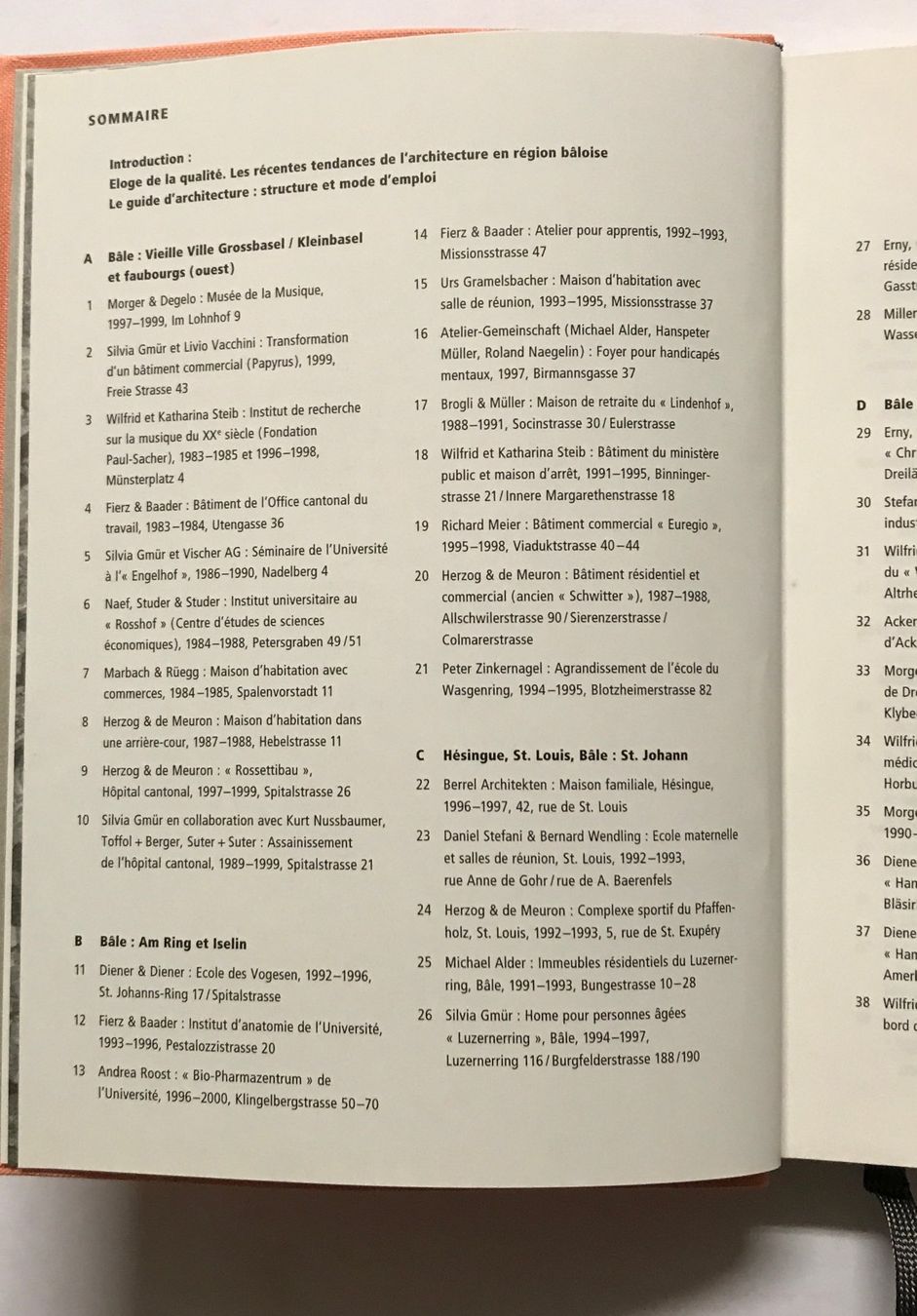 Libri: Guide d'architecture de Bâle 1980-2000 – Nuovo e nell'imballaggio originale da Sarnen venduto da Livres 2