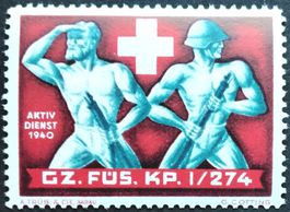 Soldatenmarke 2.WK, Grenz Füsilier Kp I/274, Wi Gz 221