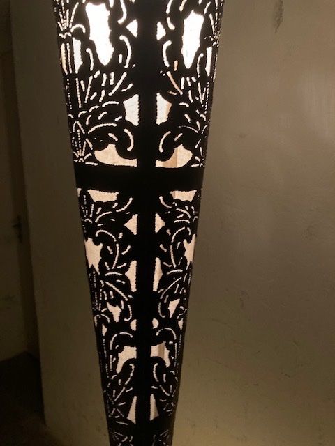 Lampade: Zylinder Stehlampe aus Metall – Nuovo (secondo la descrizione) da Zürich venduto da brupbacher01 5