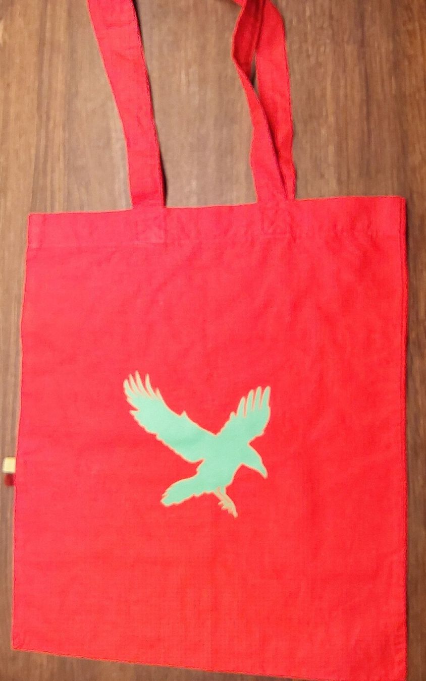 Borse: Totebag Motiv Vogel neu rot – Nuovo (secondo la descrizione) da Köniz venduto da scopello12