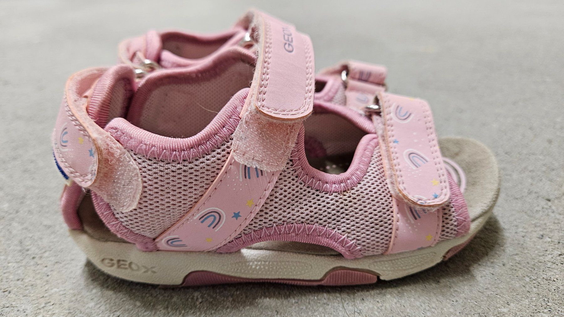 Geox Scarpe per ragazze: GEOX SANDAL MULTY KLEINKIND MÄDCHEN Hellrosa – Usato da Hasle LU venduto da dandelion1684 1