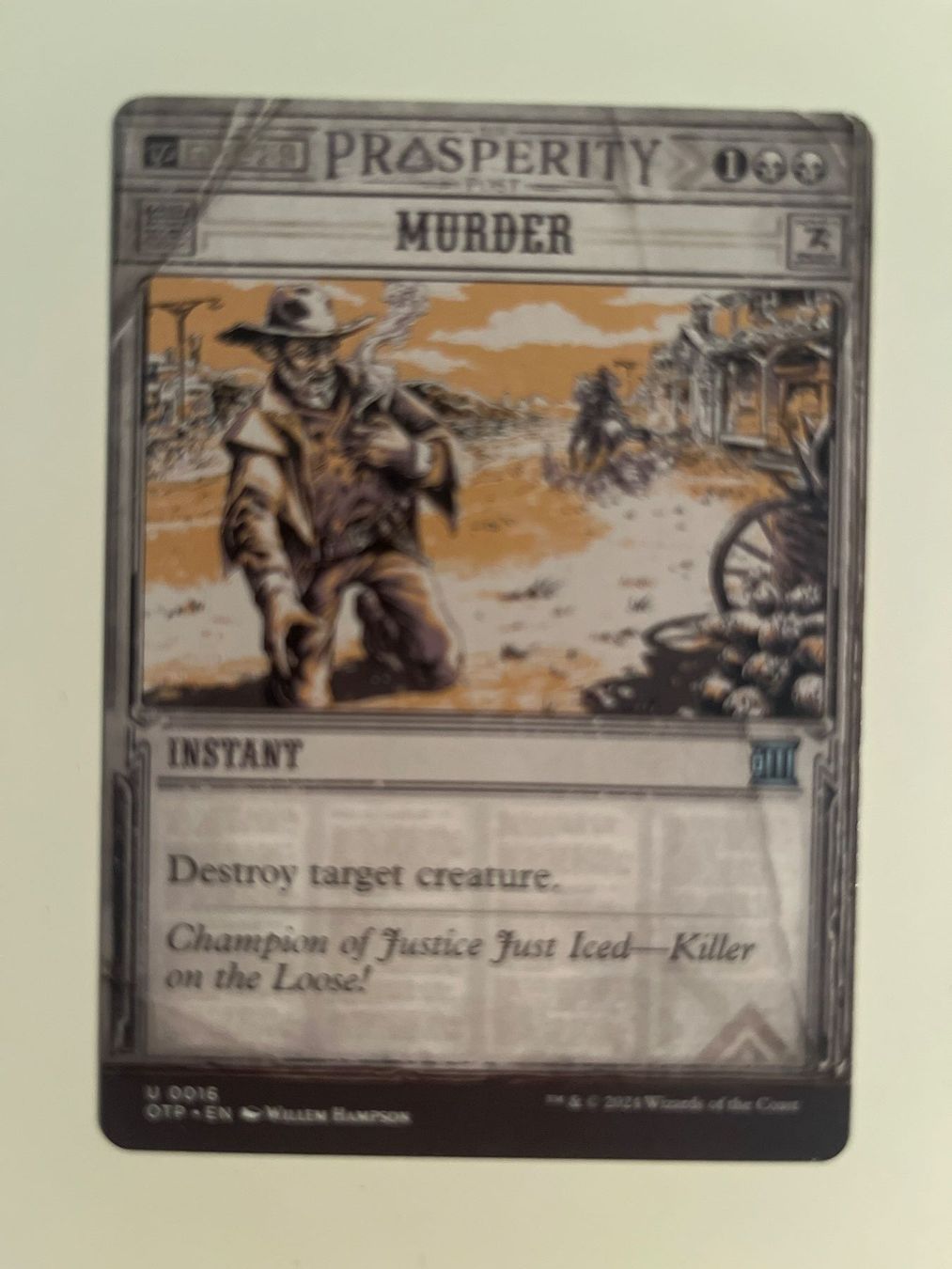 Magic The Gathering Cartes à collectionner: 1 x Murder - Magic: The Gathering - MtG – D'occasion à Kriens par Shadi1980