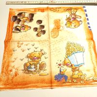 Servietten, Popcorn, Pimpoli, Diddl,  Neu
