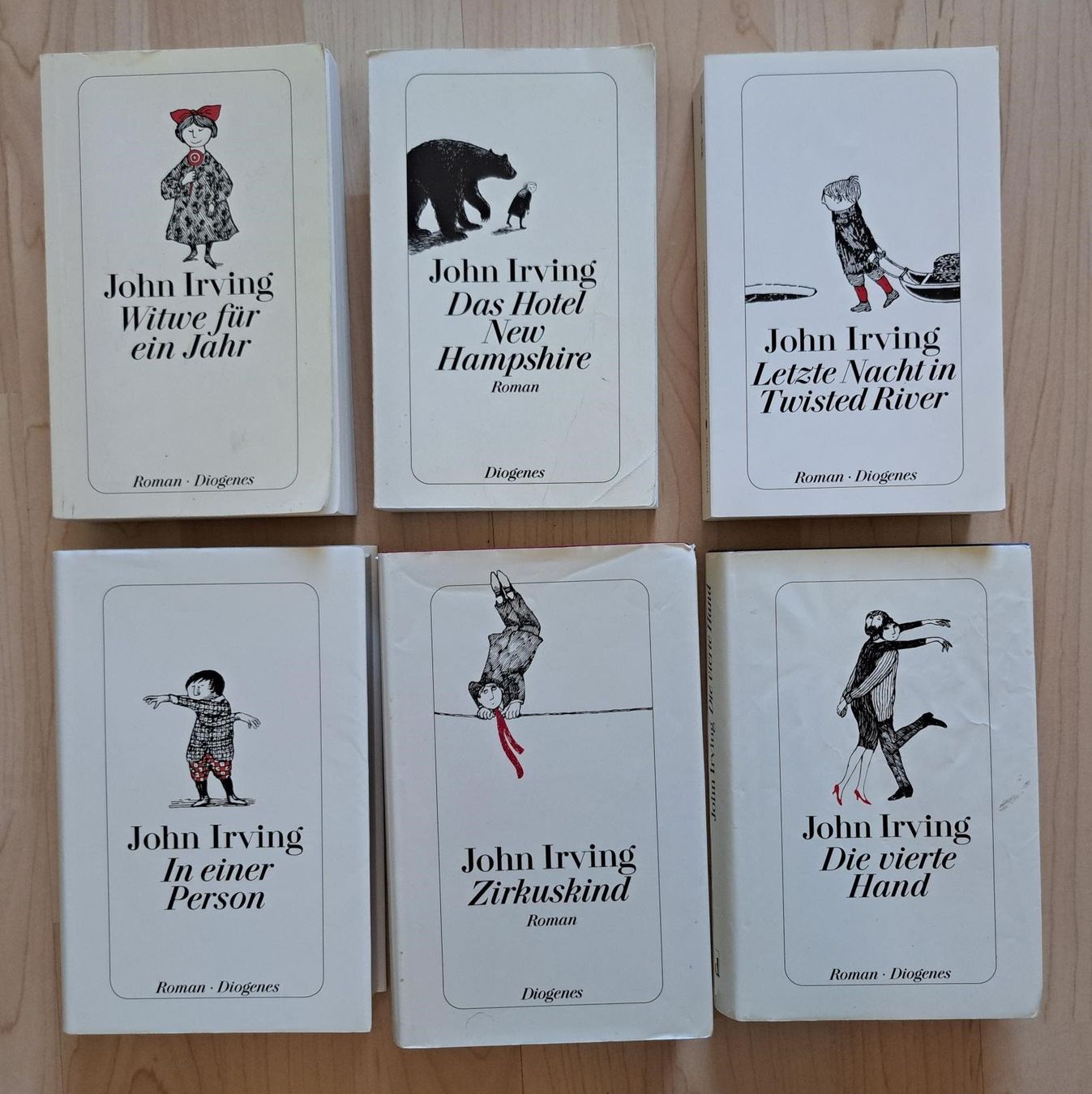 Bücher: 6x Romane John Irving, Diogenes – Gebraucht aus Basel von Patiscat