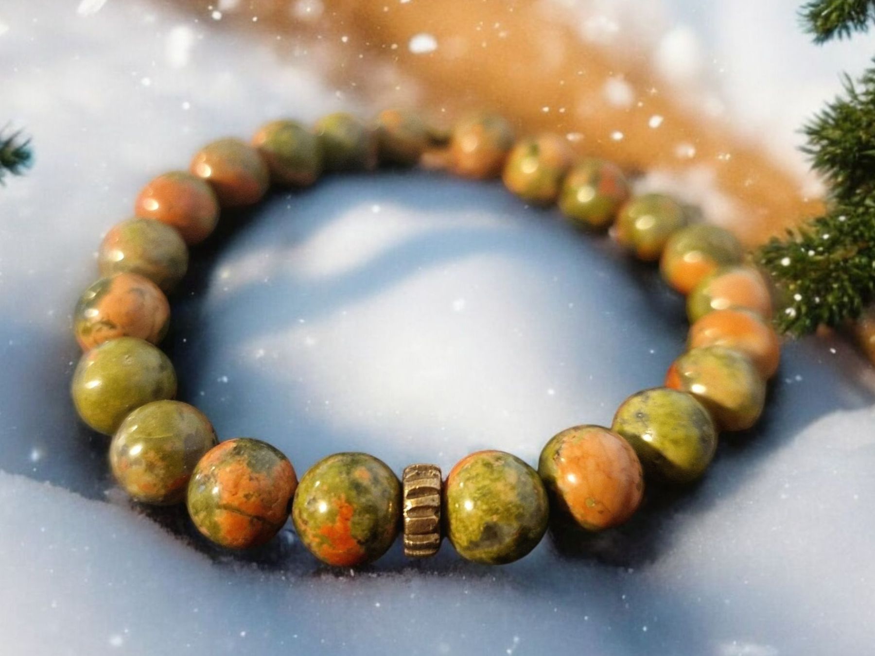 Bracciali & Braccialetti: Armband Unakit & Goldbronze – Nuovo e nell'imballaggio originale da Aarau venduto da Schmuckhoehle_MD 1