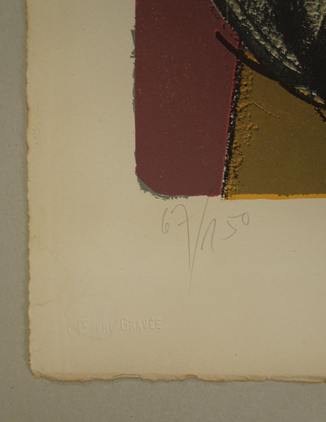 Grafica & Litografie: HANS ERNI: PFERDE, CHEVAUX, LITHOGRAPHIE MIT 5 FARBEN – Usato da Grüningen venduto da Kartensammler 4