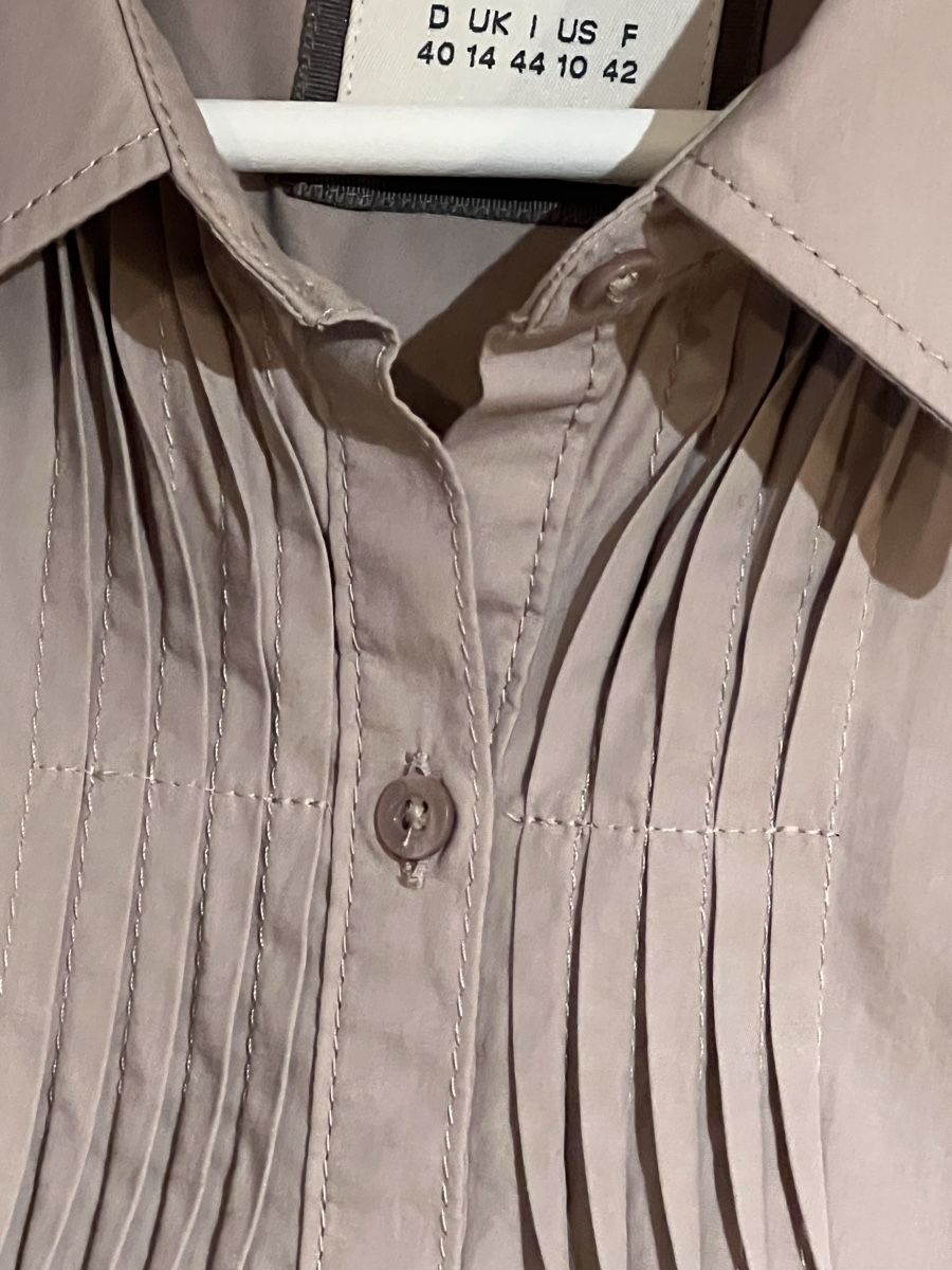 Esprit Camicette: Lange Esprit Bluse mit Biesendekor, Gr. 40, Baumwolle – Usato da Ehrendingen venduto da Singo07 1