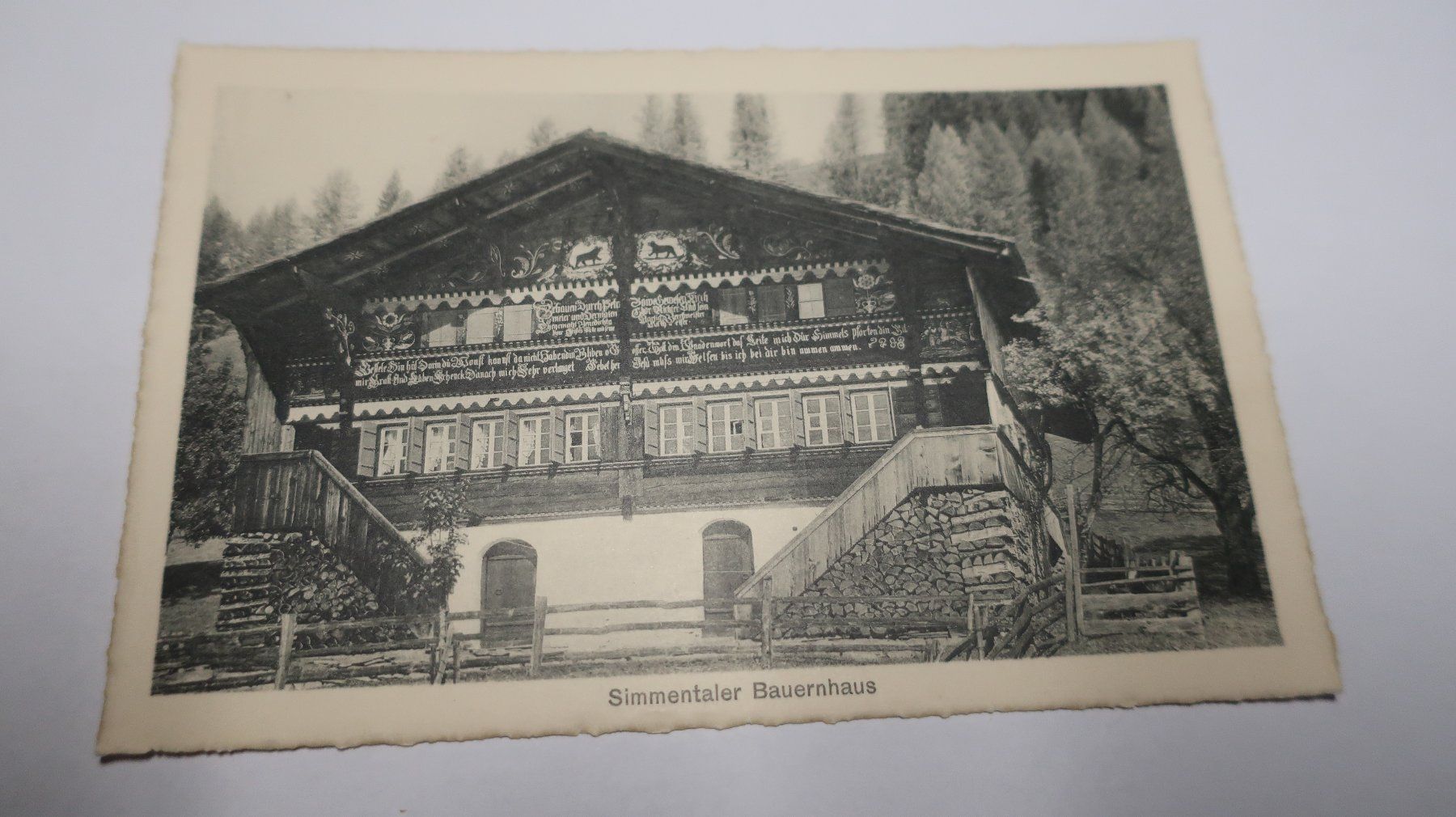 Ansichtskarten: Simmentaler Bauernhaus – Gebraucht aus Cormoret von Pascalll2001 1