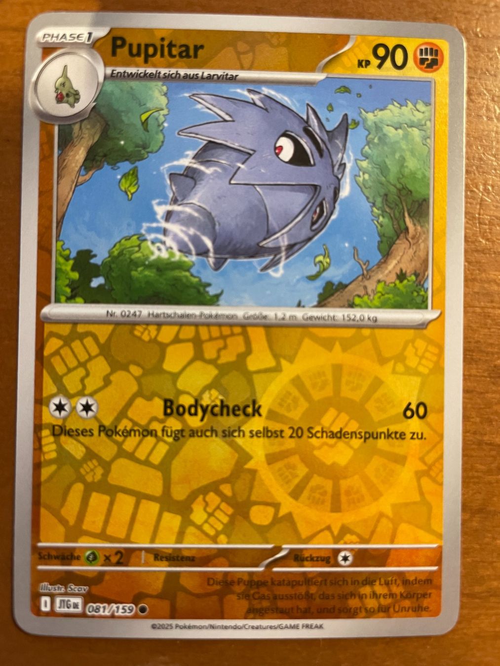 Pokémon Sammelbilder & Trading cards: Pokemon Pupitar Reverse (Versand gratis) – Neu (gemäss Beschreibung) aus Chur von Angerson