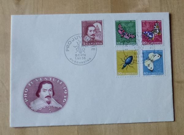 Alle Briefmarken: FDC ++ Pro Juventute 1956 ohne Adresse – Gebraucht aus Walkringen von Casablanca777