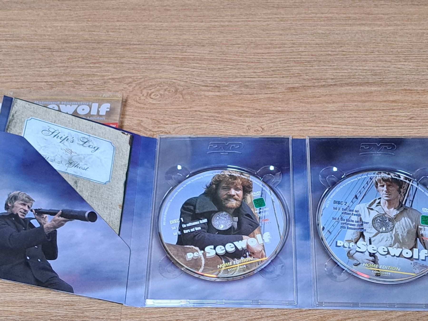 Tutti i DVDs: DVD Der Seewolf mit Raimund Harmstorf, TV-Vierteiler, 2-Disc – Nuovo (secondo la descrizione) da Unterseen venduto da Kanica 7