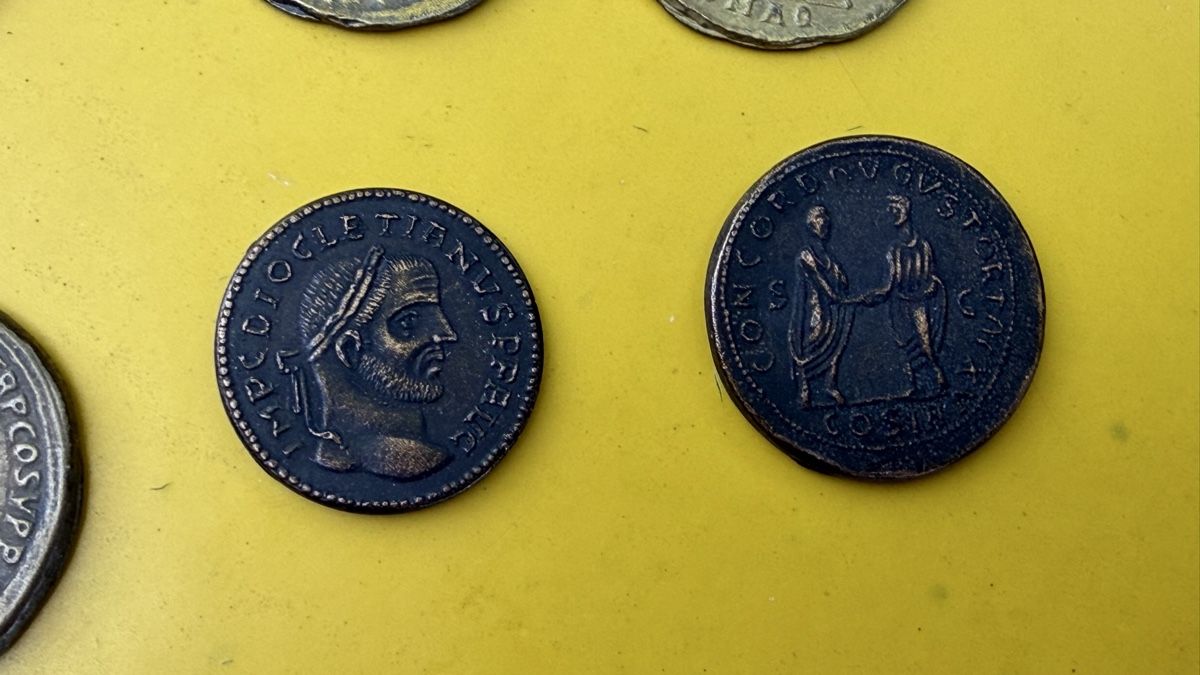 Tutti le monete: 9 römische Münzen schöne Repliken – Usato da Riedholz venduto da Frettchen63 5