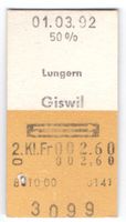 Billette Lungern - Giswil