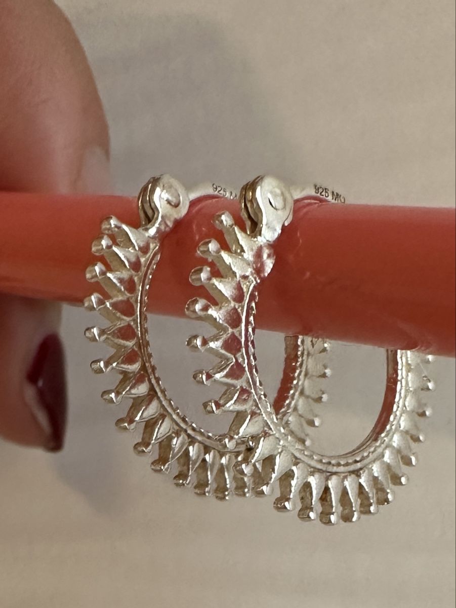 Orecchini pendenti & Orecchini a lobo: Creolen Sterlingsilber – Nuovo e nell'imballaggio originale da Niederglatt ZH venduto da Silberschmuck-design 2