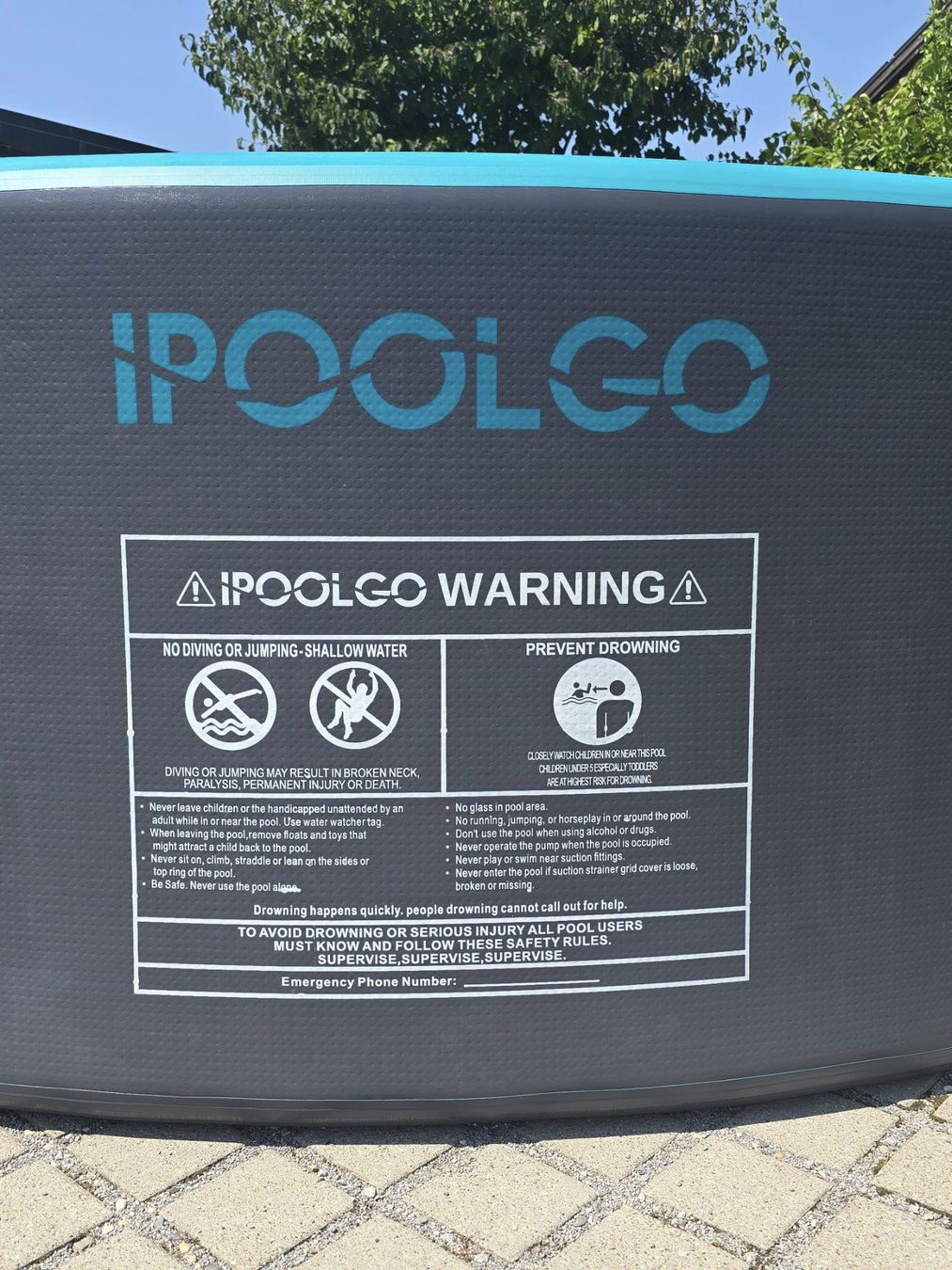 Schwimmbad: IPoolGo Pool - Pool only - aufblasbarer Pool - 3m x 1,5m – Neu und originalverpackt aus Schaan von IPoolGo_europe 3