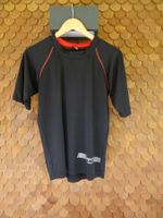 Herren Sport Shirt schwarz-rot von REUSCH Gr. M - 240729