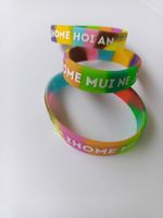 3er Set Bunte Silikonarmbänder  aus VIETNAM