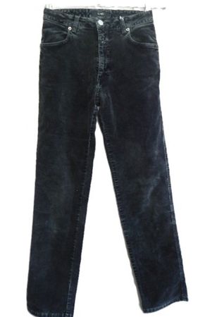 CLOSED Samthose Gr. 34 36 schwarz-grau Ton s.Masse