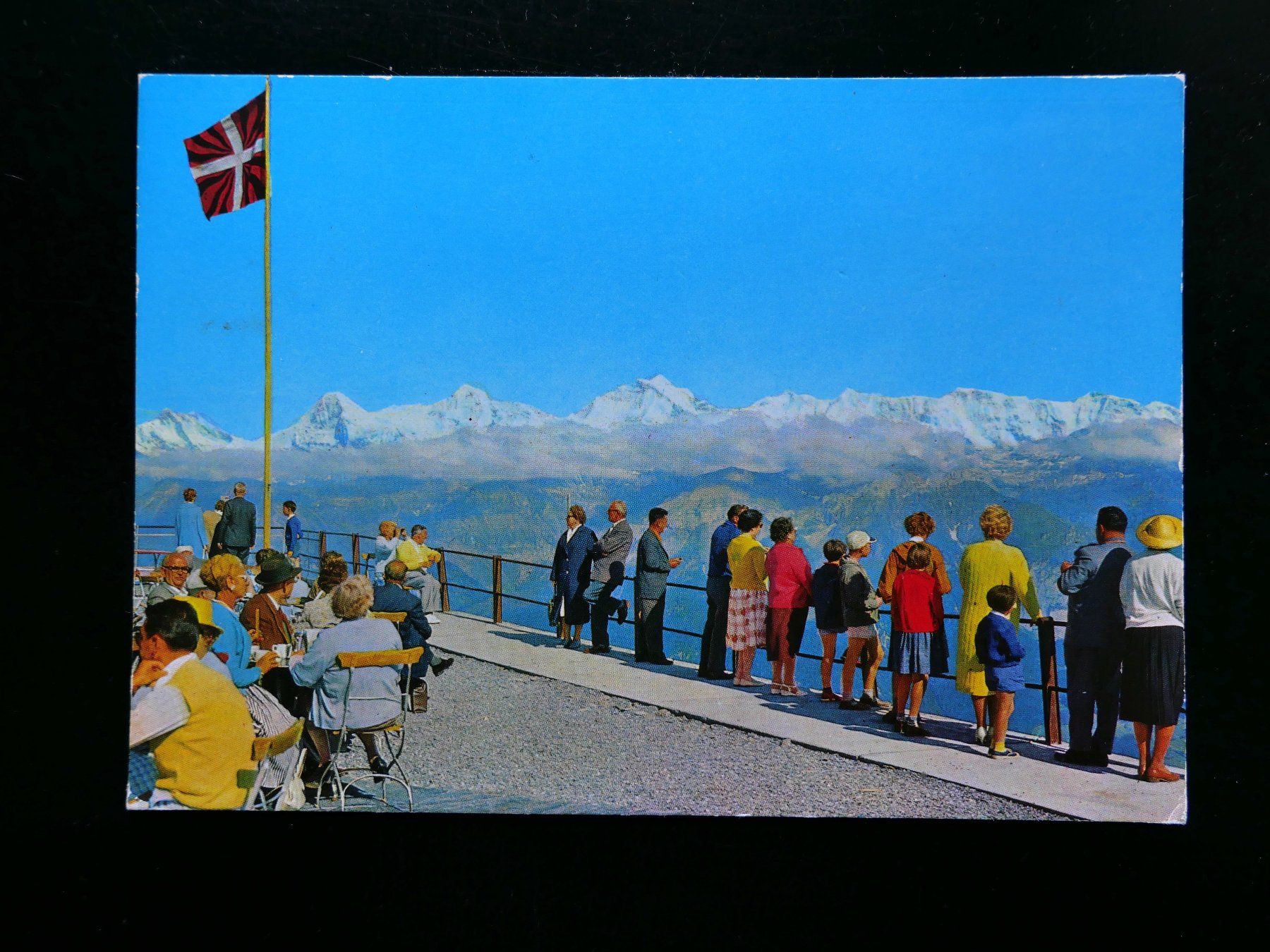 Cartoline postali: AK NIESEN-KULM Eiger Mönch Jungfrau – Usato da Bern venduto da Balzamico