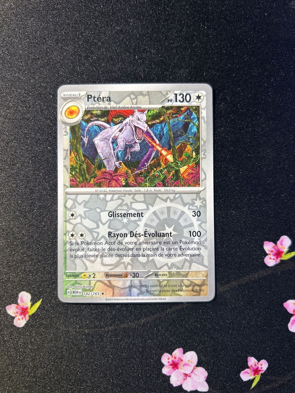 Pokémon Cartes à collectionner: Pokémon Ptéra 142/165 FR REVERSE – Neuf (Voir description) à Montet (Broye) par Jocksmock