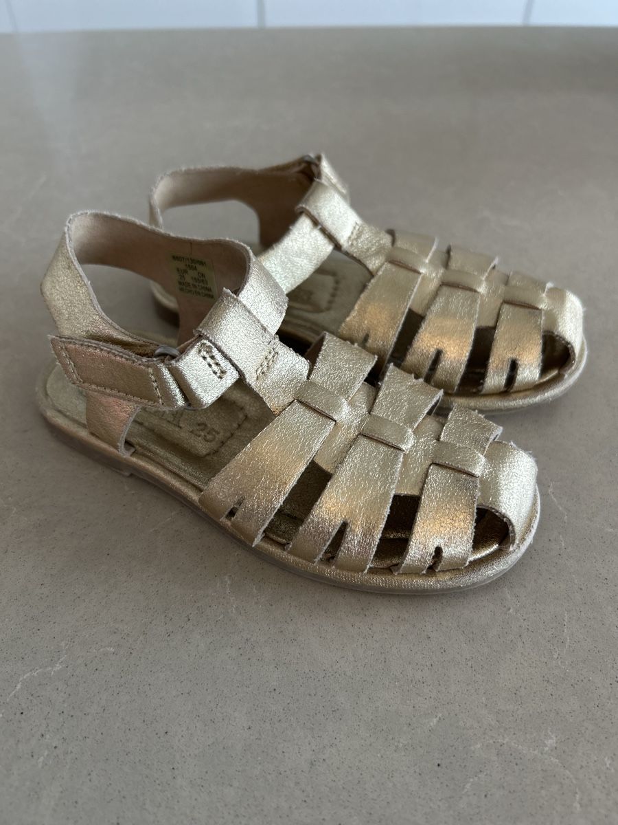 Zara Scarpe per ragazze: Zara mädchen Sandalen, Grösse 25, Gold – Usato da Au ZH venduto da Melda123 1