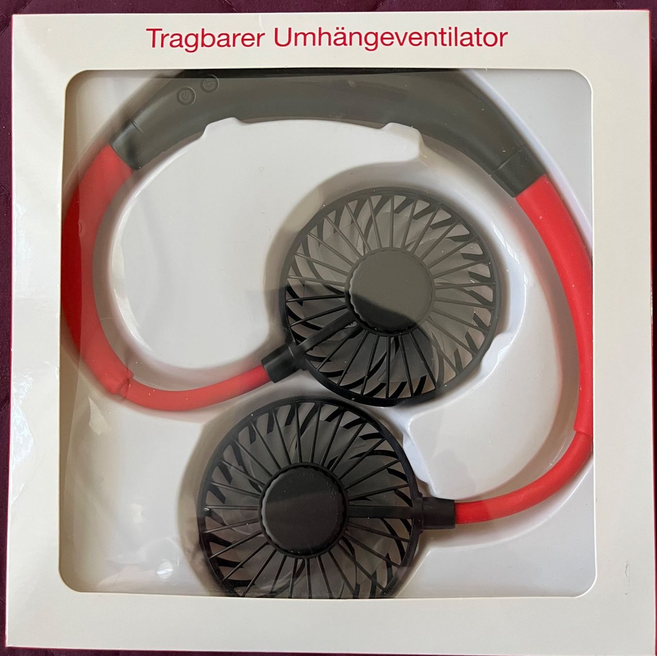 Ventilatoren: Tragbarer Umhängeventilator – Neu und originalverpackt aus Riehen von Zafira27