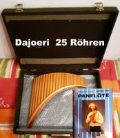 Panflöte TENORE DAJOERI 25 tubi (G)+valigia e Libro .