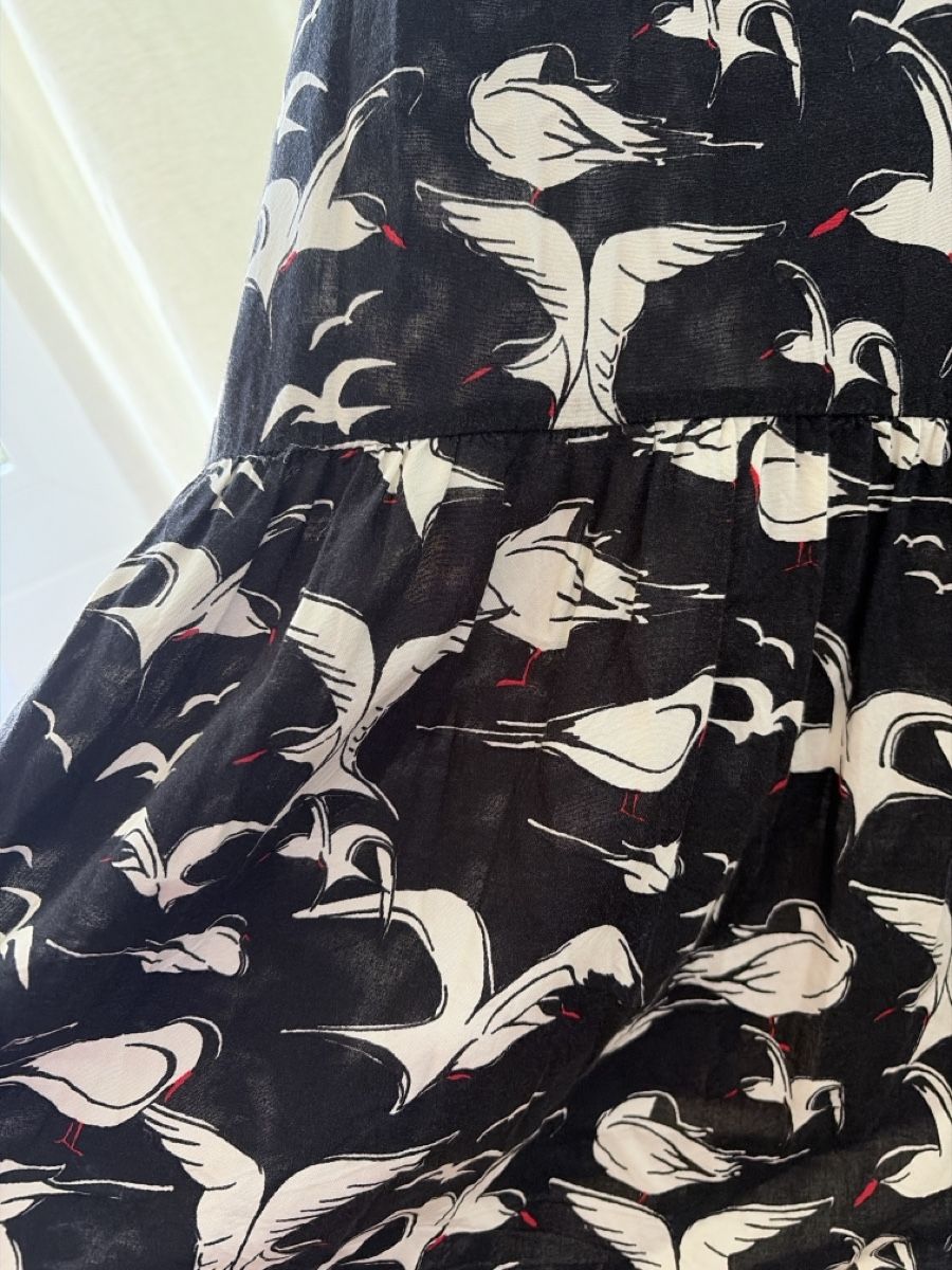 Alba Moda Vestiti: Alba Moda Maxikleid, Gr. 40, Sommerkleid mit Vogelmuster – Usato da Pratteln venduto da Mar.La.Ma 3