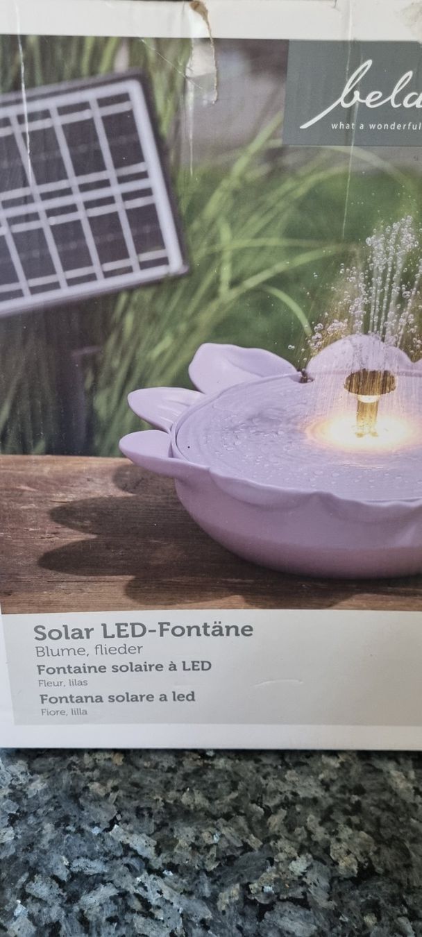 Tutte le decorazioni: Belavi Solar LED-Fontäne Flieder Neu – Nuovo (secondo la descrizione) da egliswil venduto da Maggy6 1