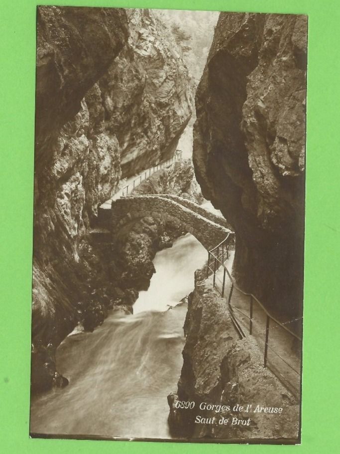 Cartoline postali: Gorges de l' Areuse Saut de Brot – Nuovo (secondo la descrizione) da Zürich venduto da t24_de