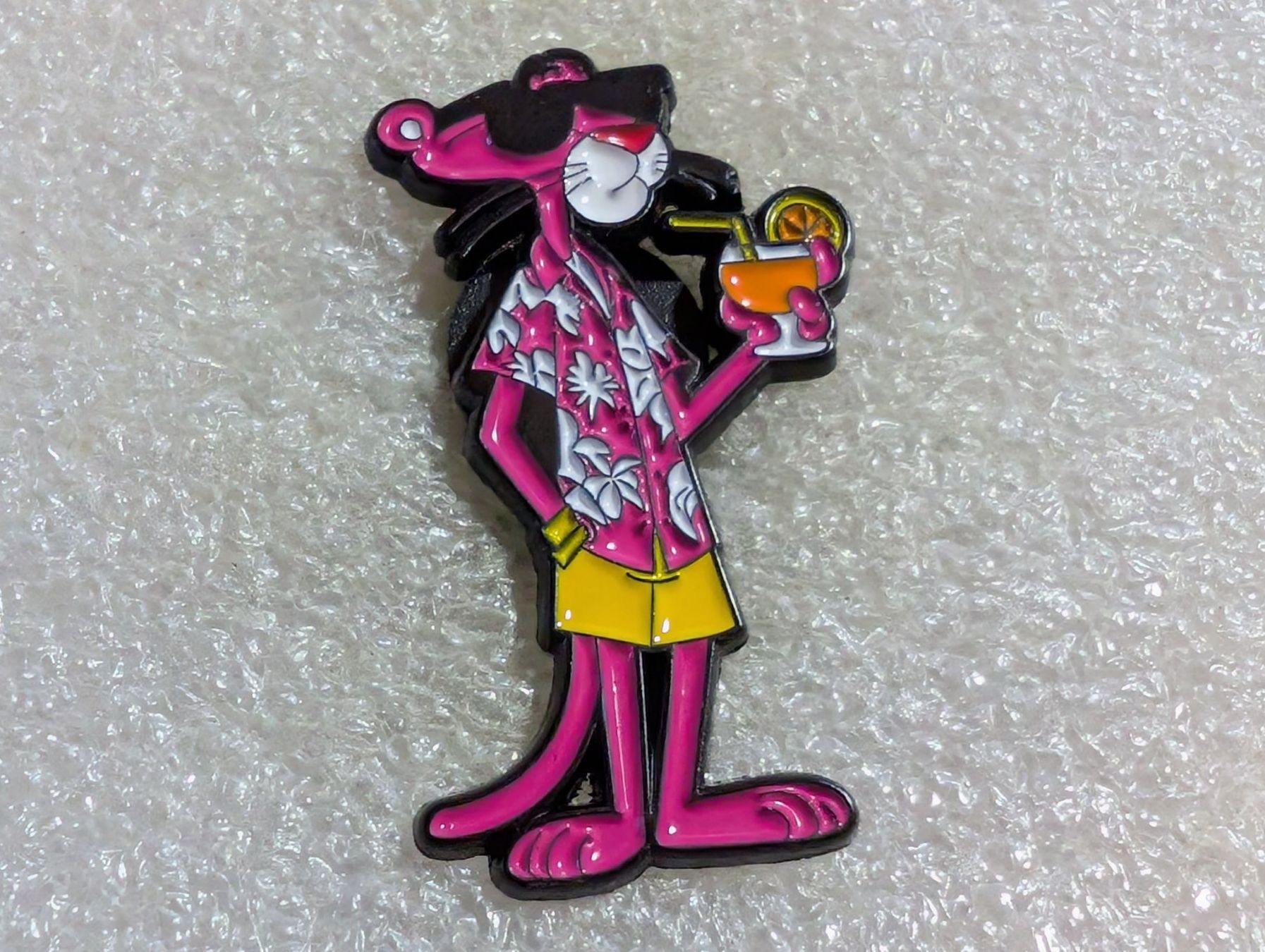 Placchette & Badge: Ansteckpin 90: Pink Panther – Usato da Oppligen venduto da Pin-Fall-Shop