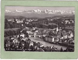 Bern Altstadt und die Alpen