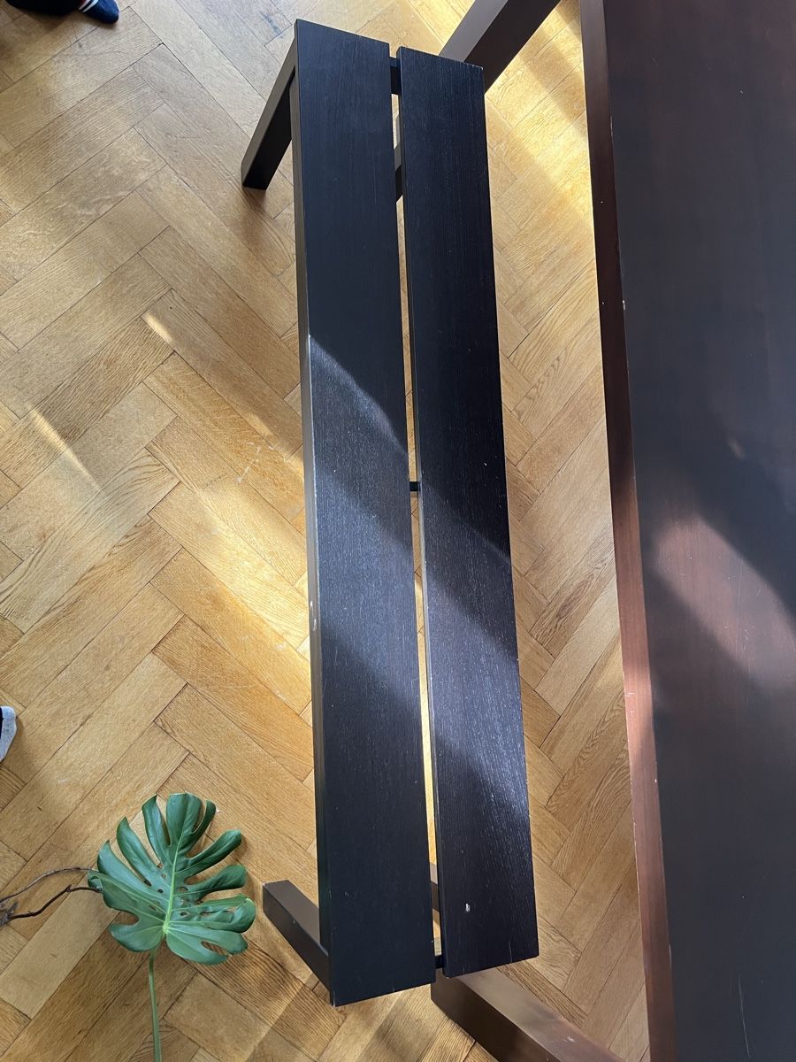 Tables: Dining Table with Bench dark wood – D'occasion à Basel par jas_h9g2 4