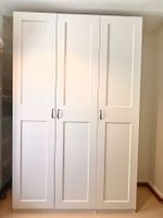 IKEA PAX 150x58x236 weiß mit Glas-Schubladen & Körben