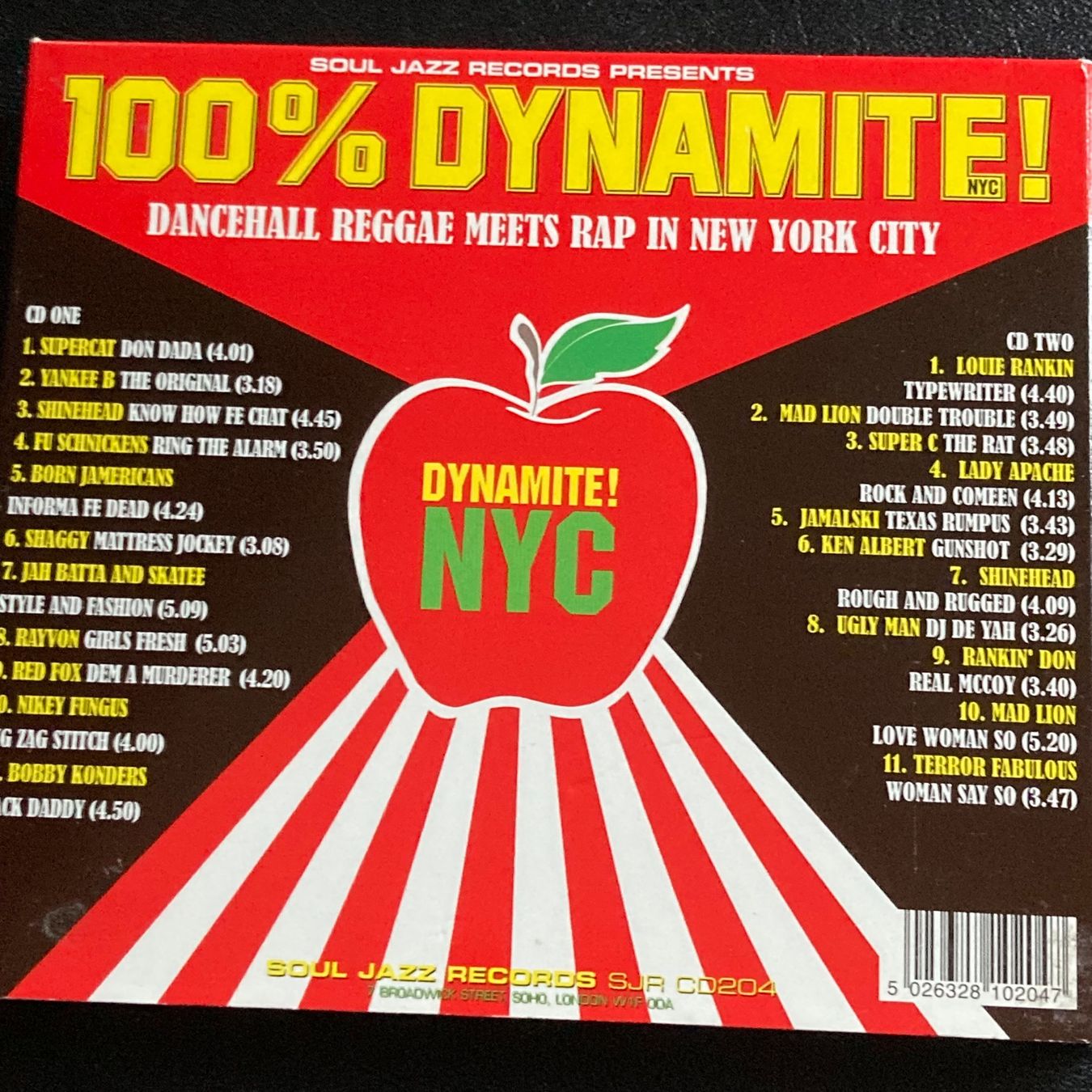 CD: Various - 100% Dynamite NYC!, 2CD | Soul Jazz Records – Usato da Bern venduto da Ntsamina 1