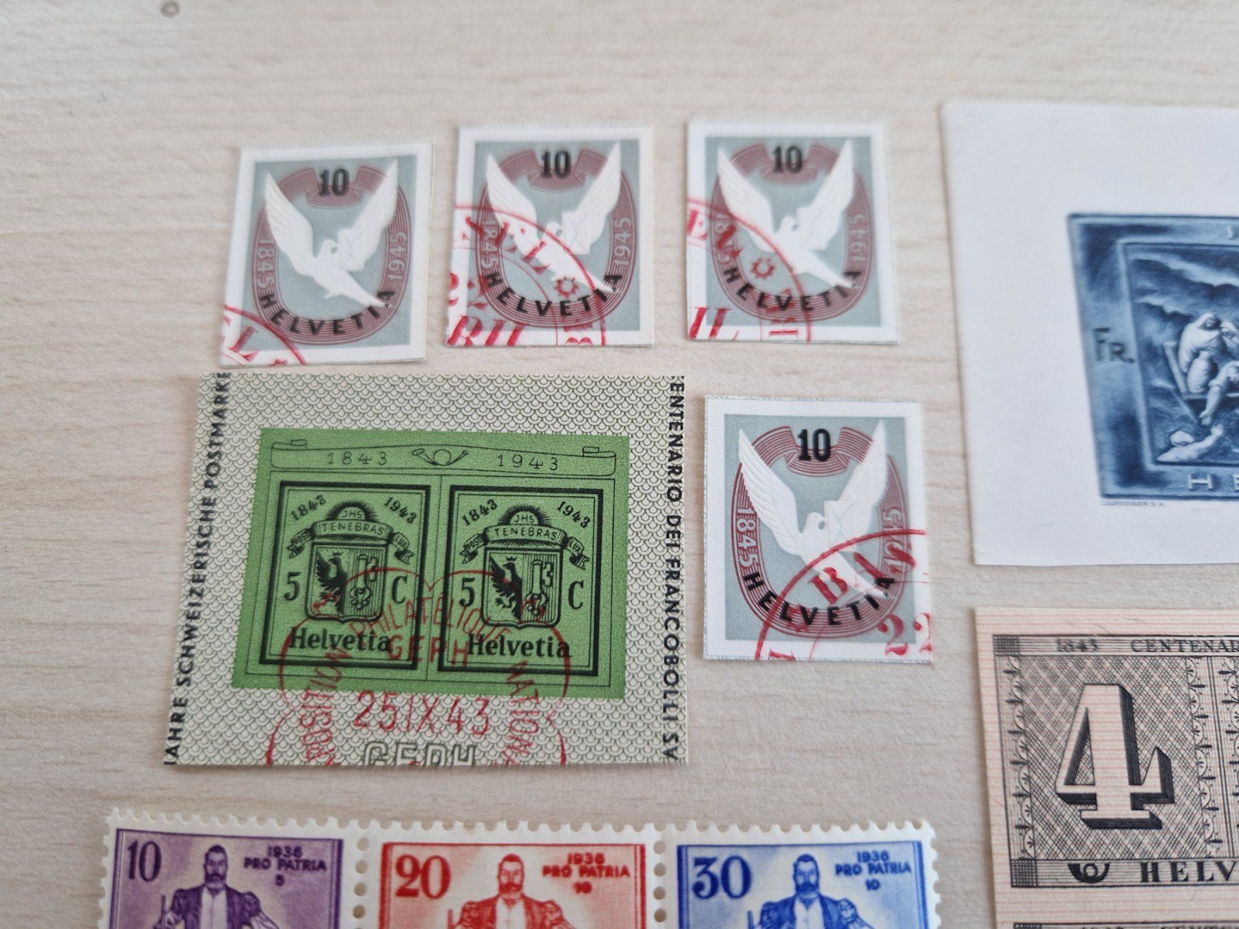 Tutti i francobolli: Blockausschnitte gestempelt und postfrisch, ab 1.- – Usato da Burgdorf venduto da Glossy01 1