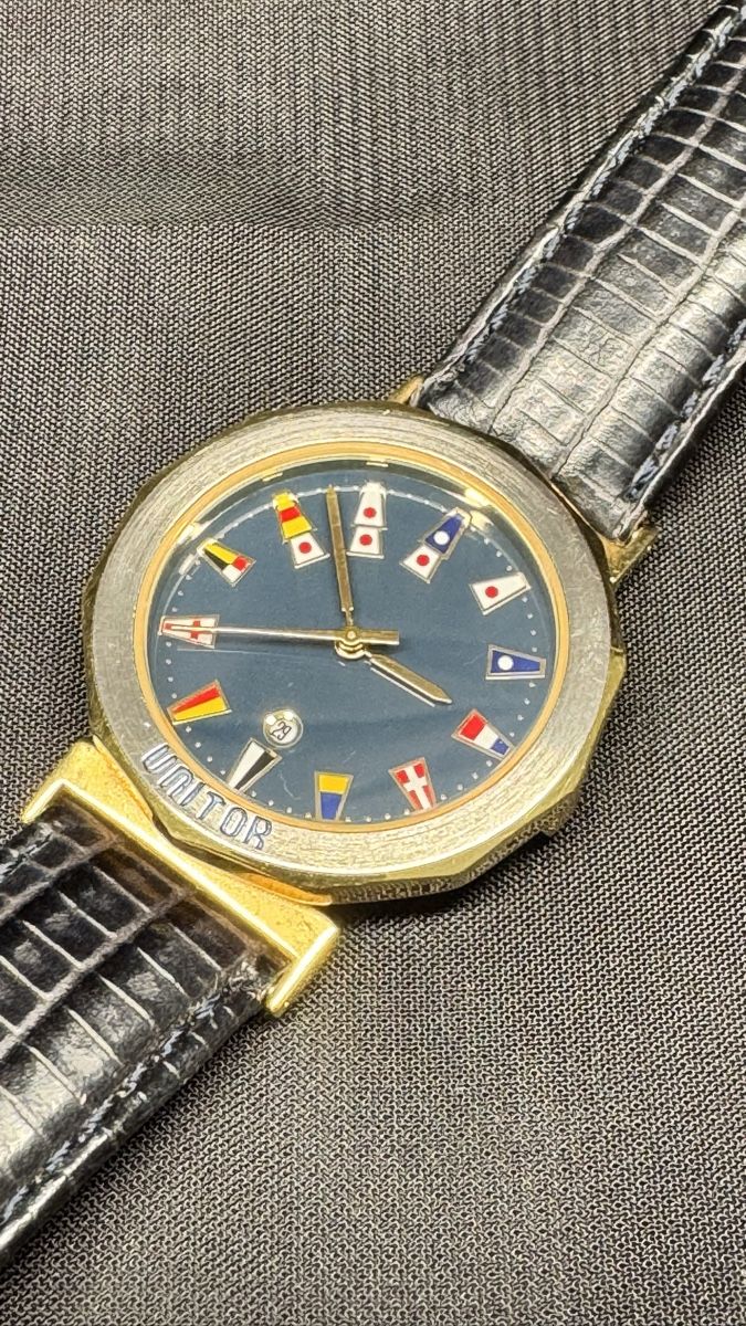 Orologi: UNITOR Segelboot Flaggen Uhr, 33mm – Usato da Untersiggenthal venduto da TimeandShine 3