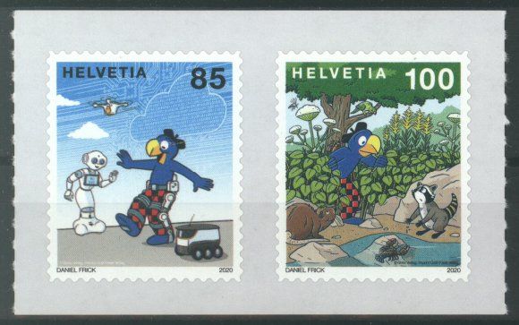 Alle Briefmarken: 2020, Sondermarken Globi ** – Gebraucht aus Willisau von Vollstempel