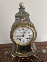 SWISSINA Mona Lisa Tischuhr, Handbemalt, Vintage Stil